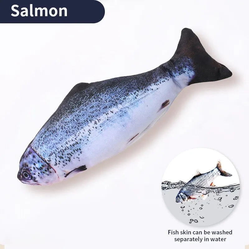 Rechargeable Interactive Fish Toy for Cats