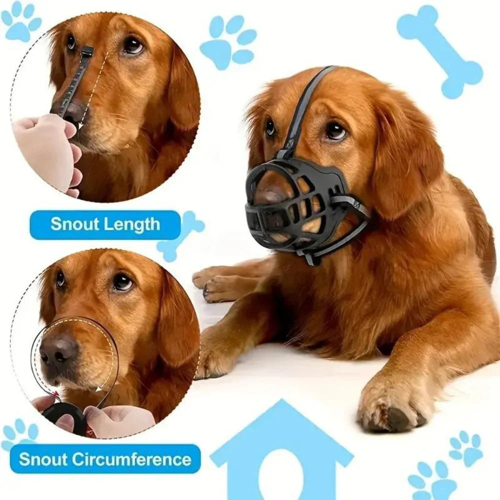 SafetyFirst Dog Muzzle – Comfortable, Adjustable, and Secure