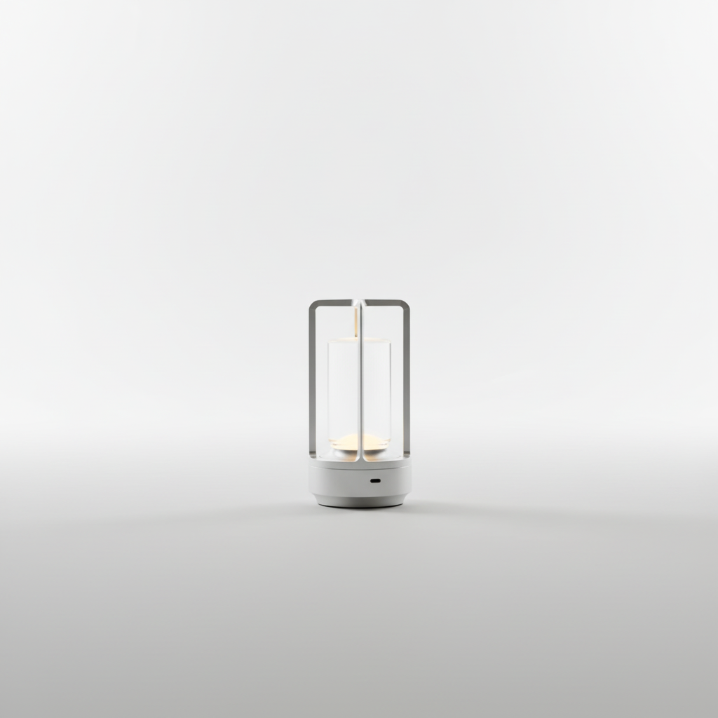 LED Table Lamp in Scandinavian Style - Crysletta Design