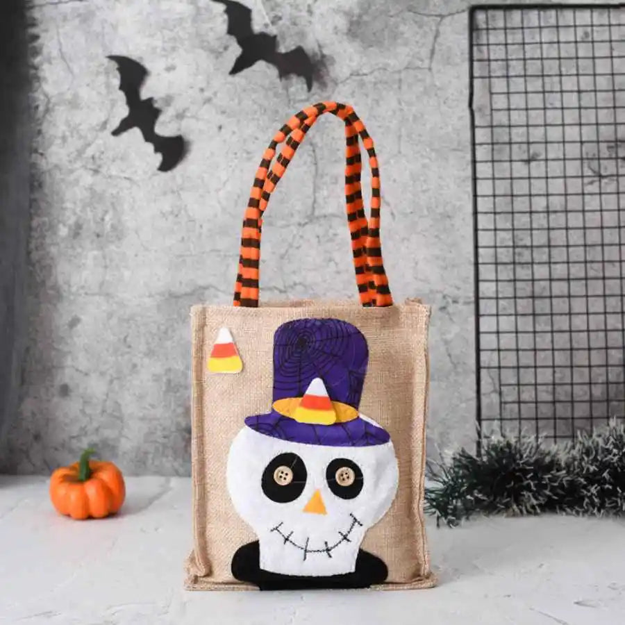 Spooktacular Reusable Treat Bags for Halloween Fun