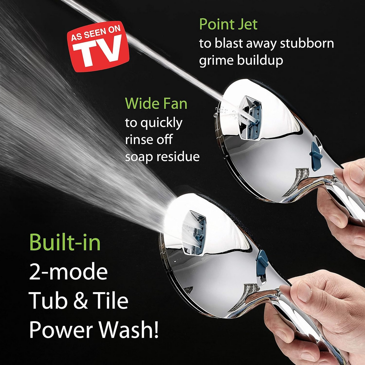 Versatile Handheld Shower System with Flexible Hose