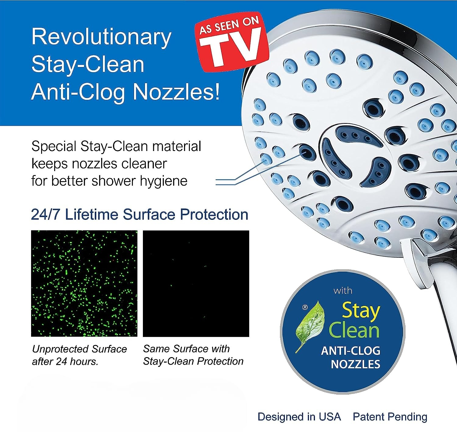 Versatile Handheld Shower System with Flexible Hose