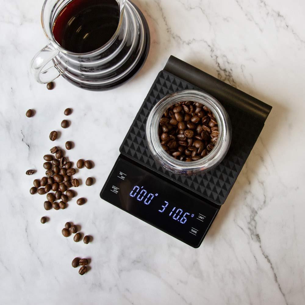 Precision Coffee Measurement Scale with Timer Function