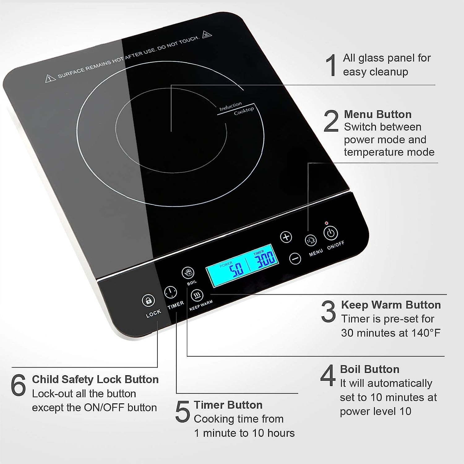 Compact Induction Cooking Hub