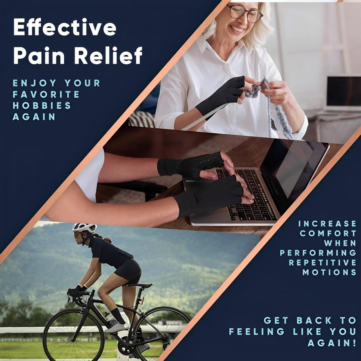 ComfortFit Compression Gloves for Joint Relief