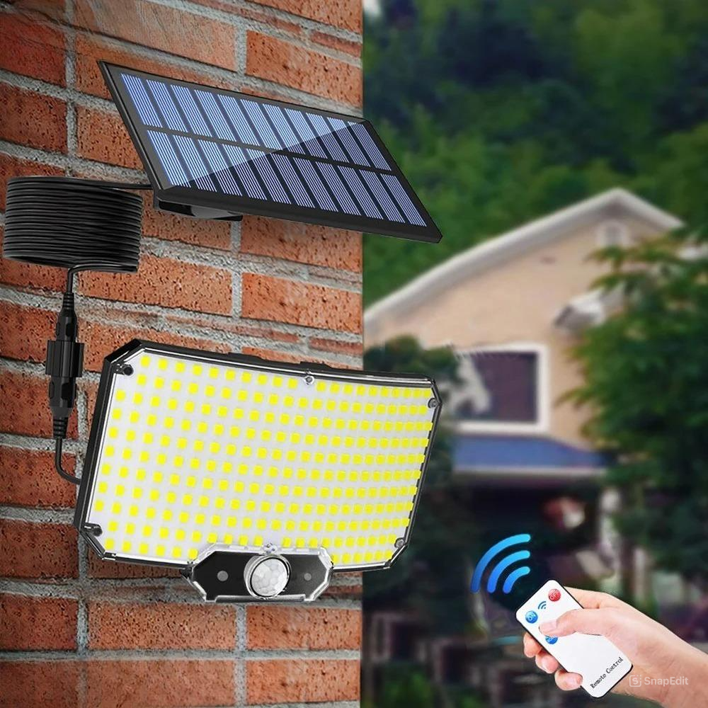 Smart Solar-Powered Security Flood Light System