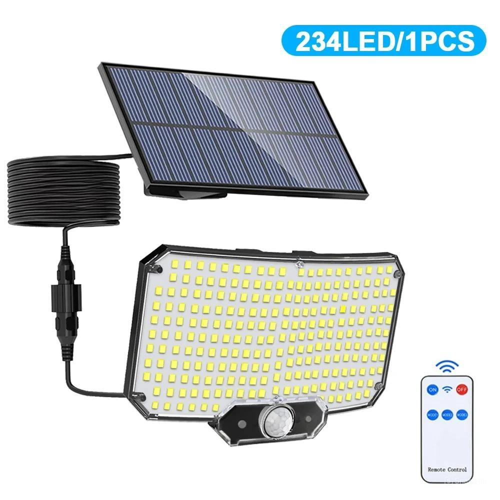 Smart Solar-Powered Security Flood Light System