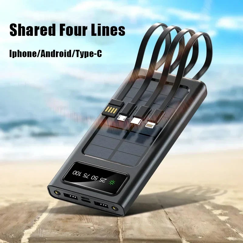 EcoCharge 20000mAh Solar Battery Pack