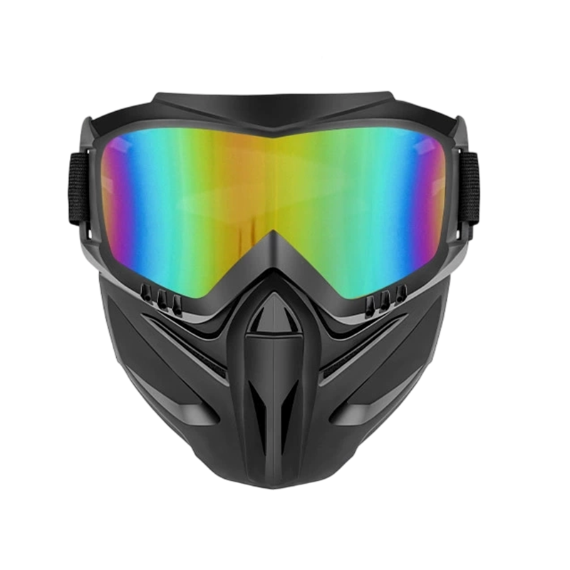 Versatile Safety Face Shield with Removable Goggles
