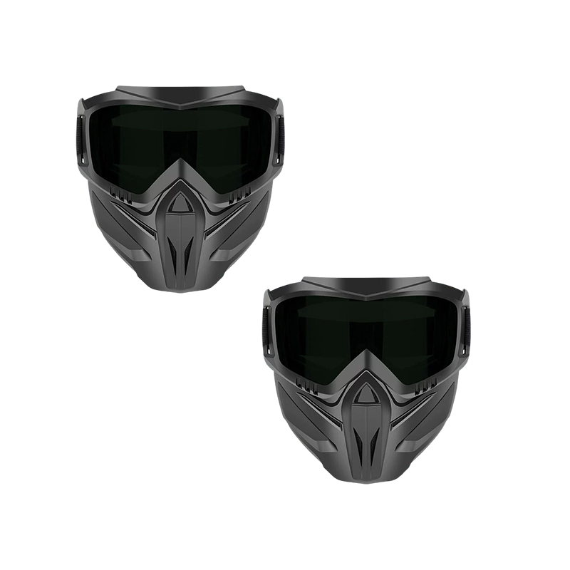 Versatile Safety Face Shield with Removable Goggles