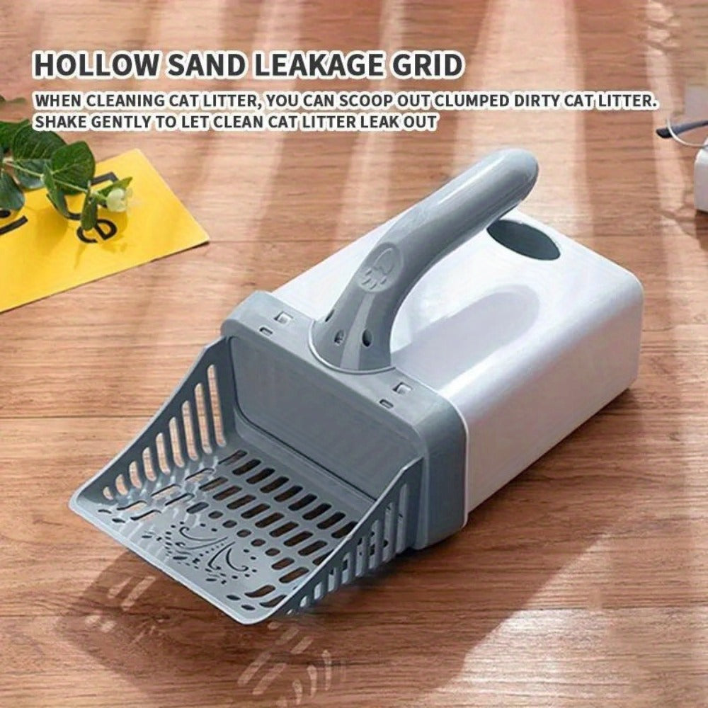 Effortless Cat Waste Collector with Trap-Door Technology