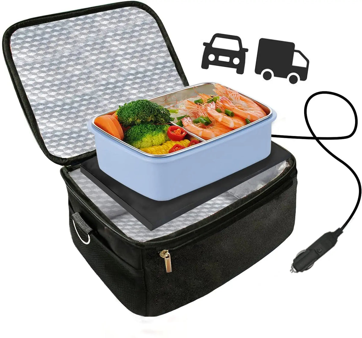 Travel-Friendly Meal Heating Container