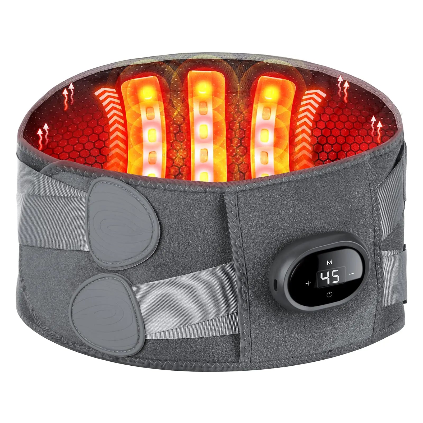 Thermal Relief and Massage Belt for Lower Back Comfort