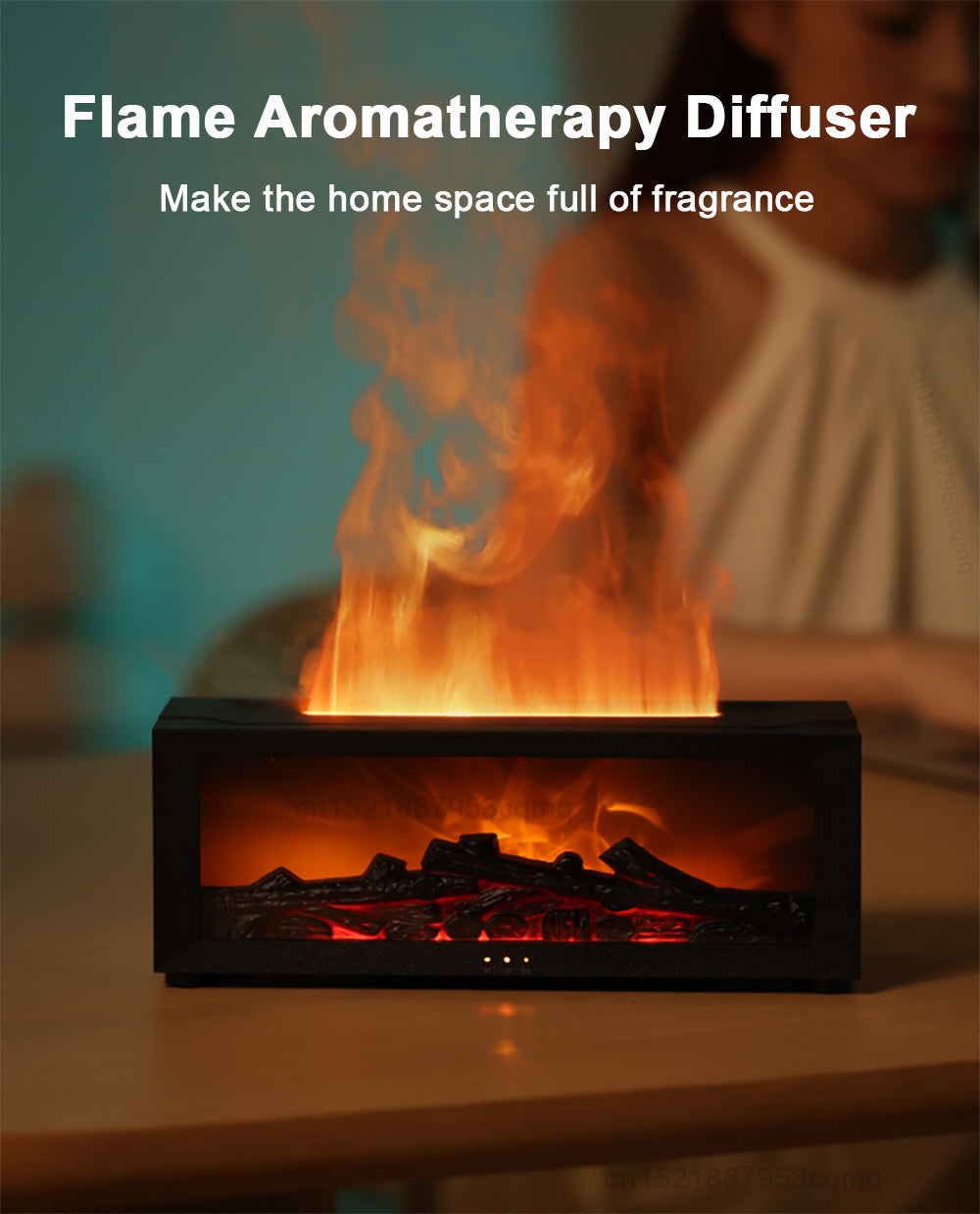 AromaGlow Mist and Flame Humidifier