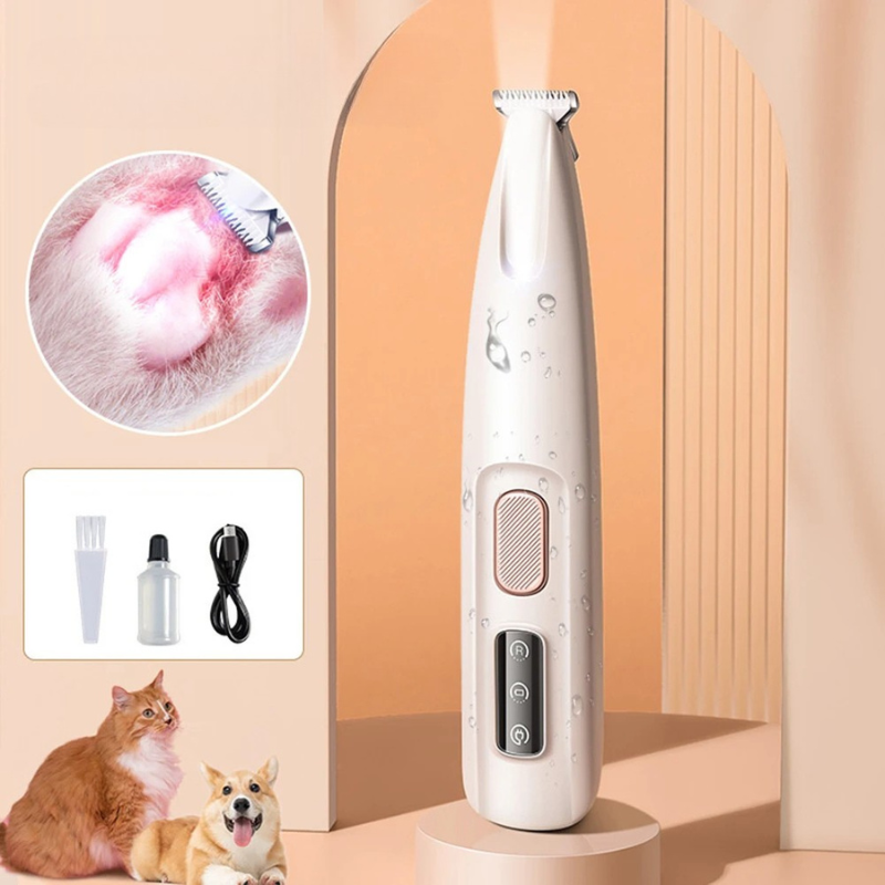 Compact Pet Grooming Clipper for Paws and Coats