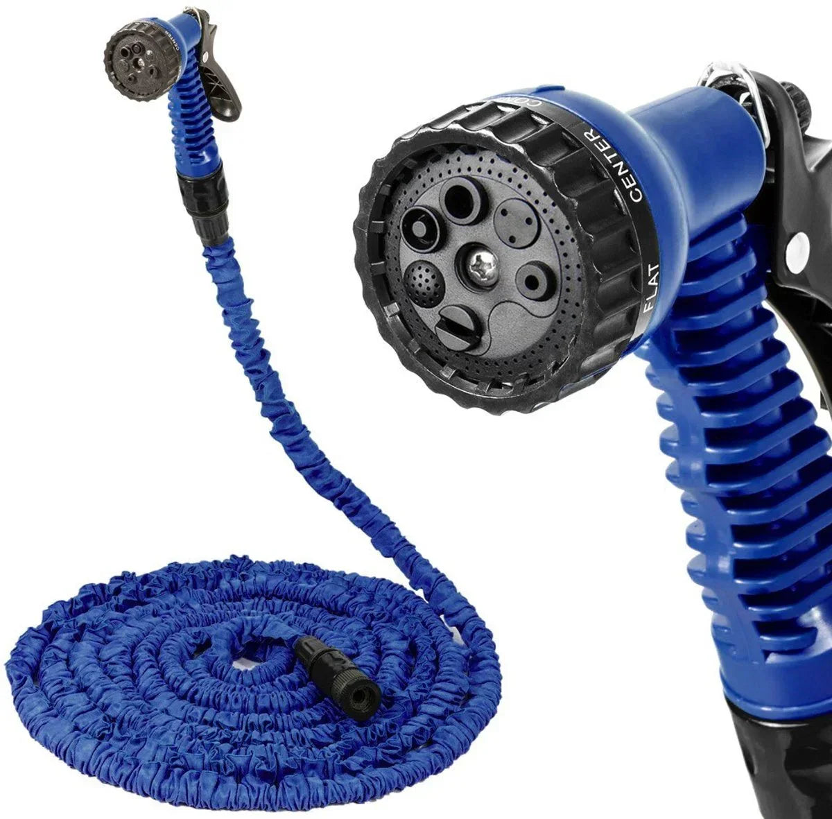 Flexible Garden Hose with Spray Nozzle – Expandable Design
