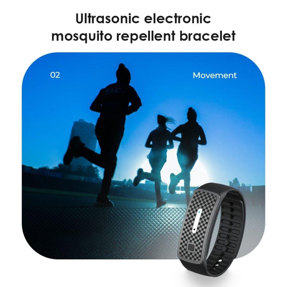Eco-Friendly Mosquito Defense Bracelet - Rechargeable Design