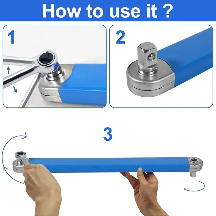 Versatile Reach Wrench Tool for Tight Spaces