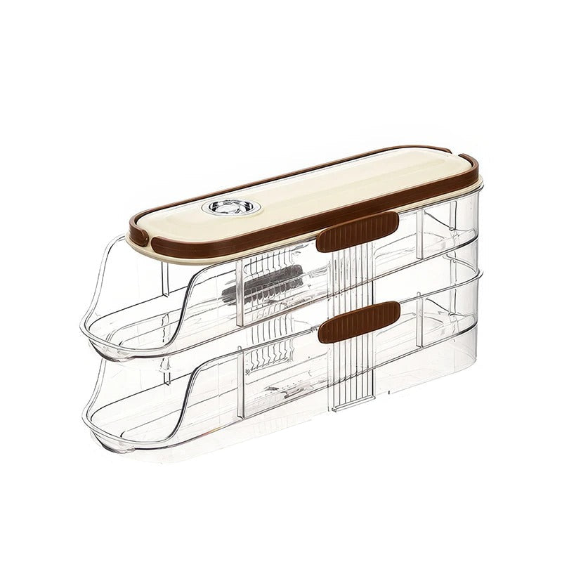 Stackable Egg Organizer for Efficient Refrigerator Storage