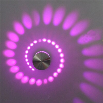 Spiral LED Lamp in Modern Design