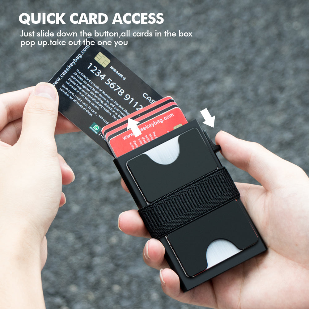 Smart Access Card Wallet with RFID Shielding
