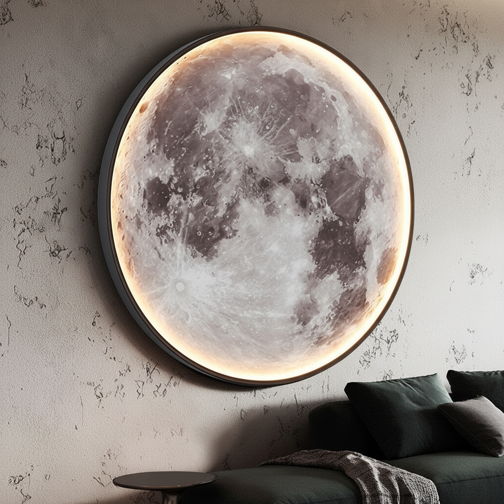 Moonveil Wall-mounted Lunar Light