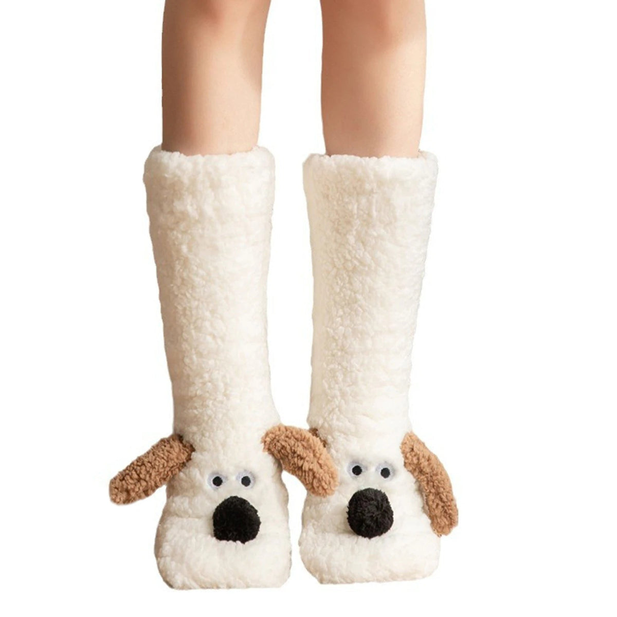 Adorable Canine-Themed Cozy Winter Leg Warmers