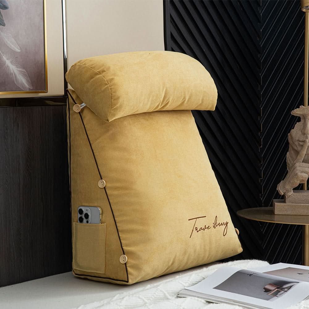 CozyNest – Premium Support Pillow for Reading and Relaxation