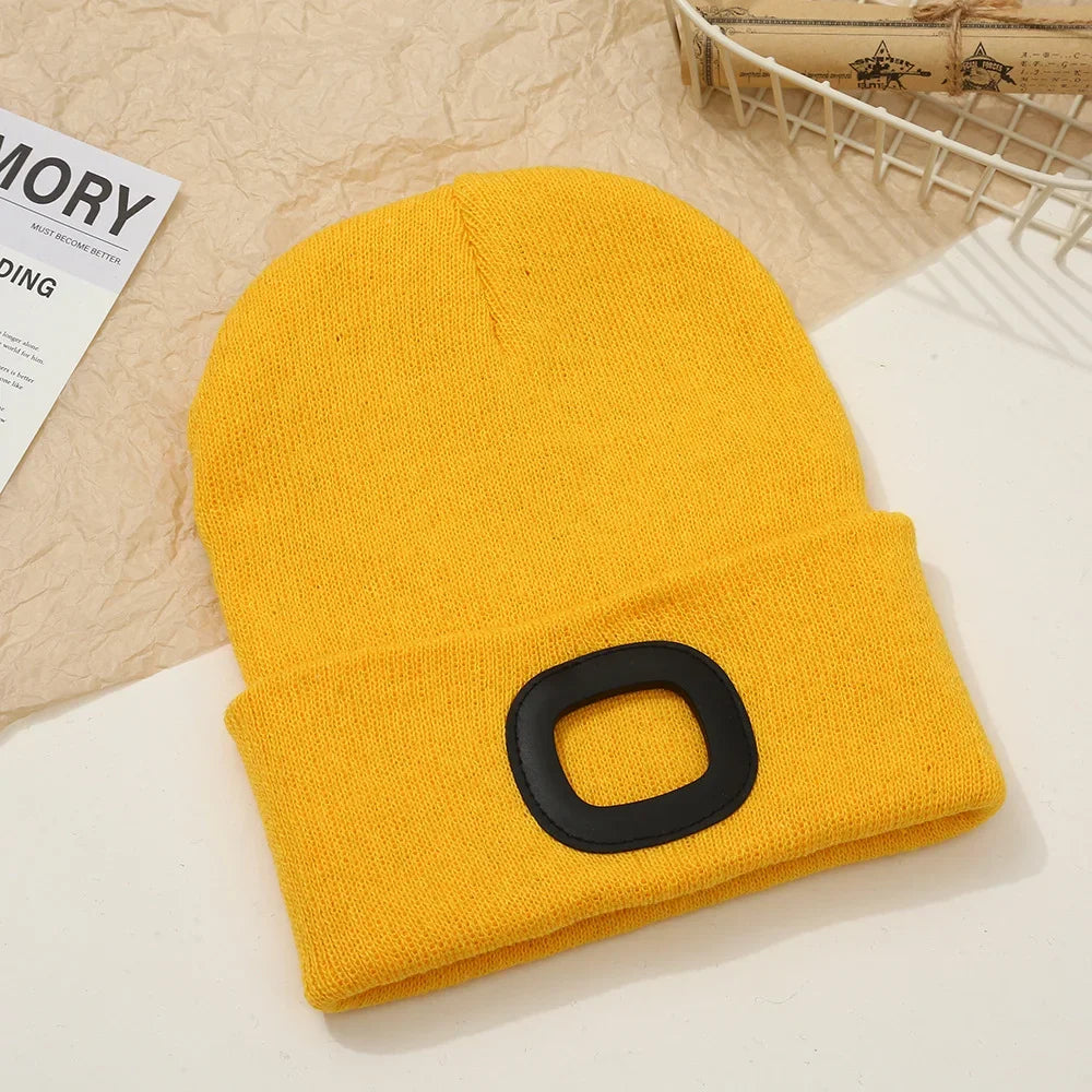 Illuminated Winter Beanie with Rechargeable LED Lights